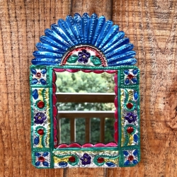 Miroir Voto Couronne Bleu