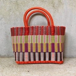 Cabas scoubidou Orange