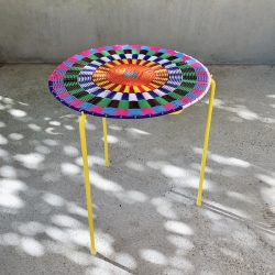 Table Scoubidou Jaune Poussin