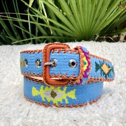 Ceinture bleu ciel