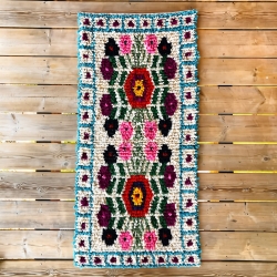 Tapis Atitlán Bleu ciel
