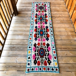 Tapis Couloir Bleu ciel...
