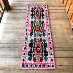 Tapis Couloir Rose