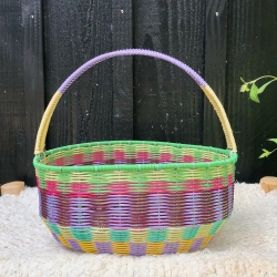 Panier scoubi rond lilas
