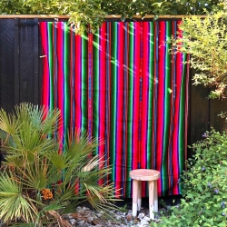 Plaid Tikal Vert/fuchsia