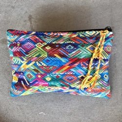 Pochette moyenne turquoise