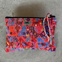 Pochette moyenne fuchsia